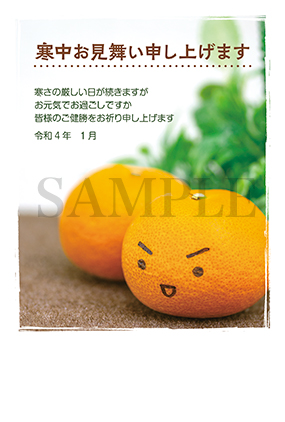 he04 みかんの寒中見舞い