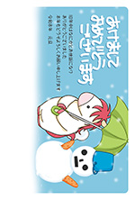 うま子と雪だるま2026